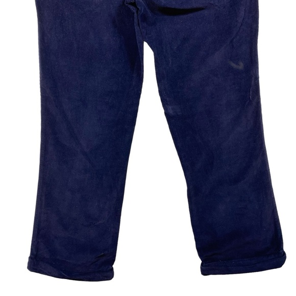 Bonobos Mens 34x31 Corduroy Pants Cuffed Navy Blue Cotton Lycra Thin Wale - Picture 7 of 13